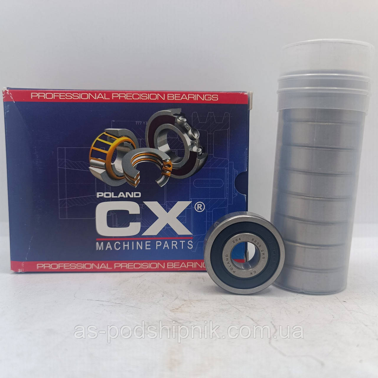 Підшипник 6200-2RS / 180200 (10x30x9) CX POLAND, фото 1
