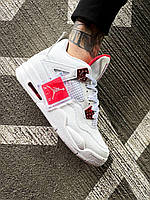 Мужские кроссовки Nike Air Jordan 4 Retro Mettalic Red
