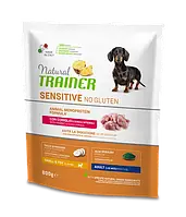 Сухой корм для собак Natural Trainer Dog Sensitive No Gluten Rabbit монопротеиновый корм 800 г с кроликом