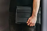 Шкіряний чохол для ноутбука Sleeve чорний , 16 дюймів, фото 2