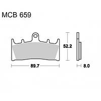 Тормозные колодки TRW MOTO MCB659