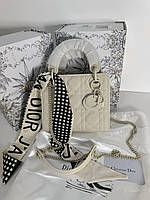 Женская сумочка диор премиум белая Dior Premium женские сумочки и клатчи высокое качество