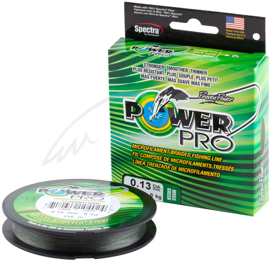 Шнур Power Pro (Moss Green) 275m 0.23mm 33lb/15.0kg