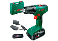 Аккумуляторная дрель-шуруповерт Bosch Easydrill 18V-40 с 2 акб 1,5Aч, з/у AL 18V-20 в кейсе (Дрели и