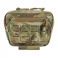 M-Tac сумка-напашник Large Elite Multicam, подсумок на бронежилет, напашный подсумок мультикам, сумка напашник