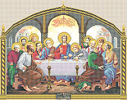 Схема для вишивки бісером ,, Іісус і 12 Апостолів ,,  Сб-2-508