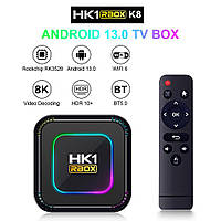 Смарт ТВ приставка HK1 RBOX K8 Android 13.0 Smart TV Box RK3528 4GB64GB WIFI 6 8K BT5 Media Player