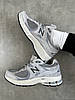 Кросівки чоловічі New Balance 2002R Grey взуття Нью Баланс світло сірі замшеві круті кроси весна літо осінь, фото 6