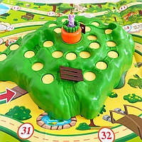 Дитяча настільна гра "Морквяні перегони" 39960 "4FUN Game Club", 2 ігрових поля, 16 фігурок, картки