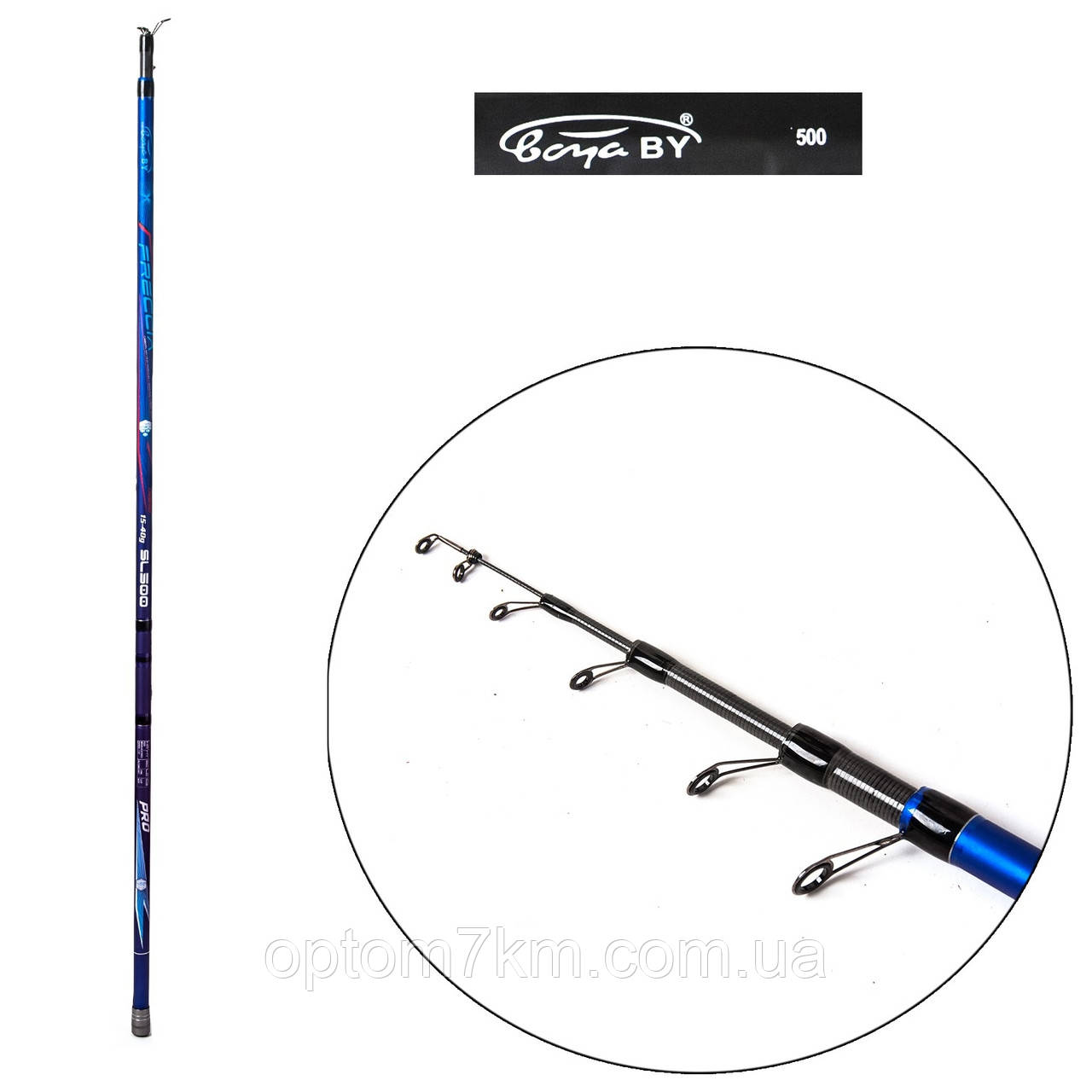Вудлище з кільцями Freccia SL600 15-40g