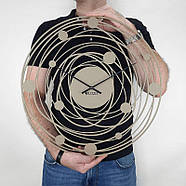 Настінний годинник Solar Beige (бежевий), фото 4