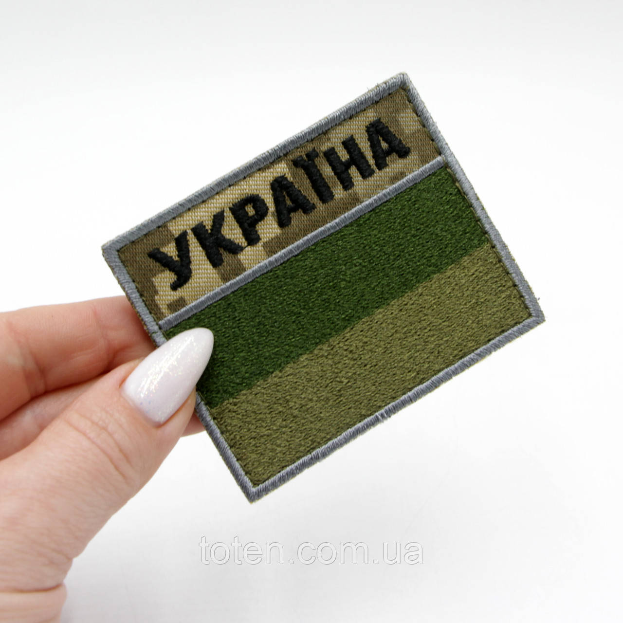 Шеврон Україна прапор олива, Польовий тактичний прапор України топ