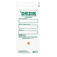 Крафт-пакеты DEZIK 75*150, 100шт (белые) OG