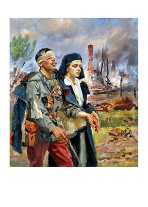 Листівка Wounded Soldier, 1915, фото 1