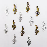 Підвіска металева "Скрипковий ключ"