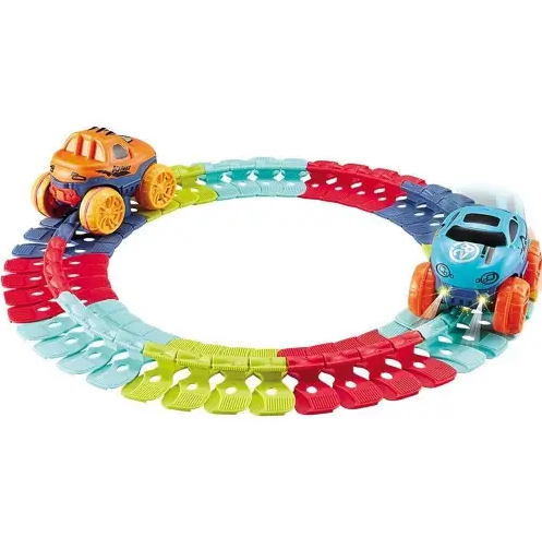 Гоночна траса Changeable Track із машинкою, 46 деталей (дорога для машинок, автотрек, іграшки для дітей) OG