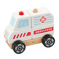 Деревянная пирамидка Viga Toys Машина скорой помощи (50204) -50204 Viga Toys
