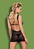 Комплект зі сорочки та трусиків Obsessive SWANITA CHEMISE, фото 3