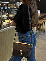 Женская сумочка Louis Vuitton Super Pochette Brown Bag