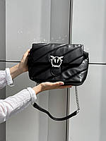 Женская сумка клатч Pinko Puff Black Bag V2