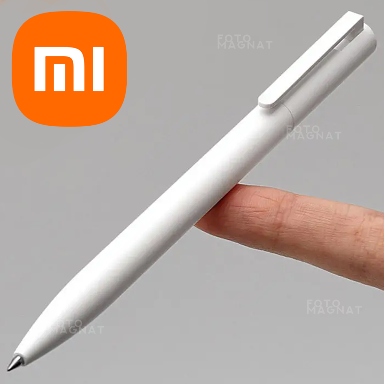 Гелева ручка Xiaomi Mi High-capacity Gel Pen 0.5 мм (MJZXB01WC) - білий корпус, чорне чорнило