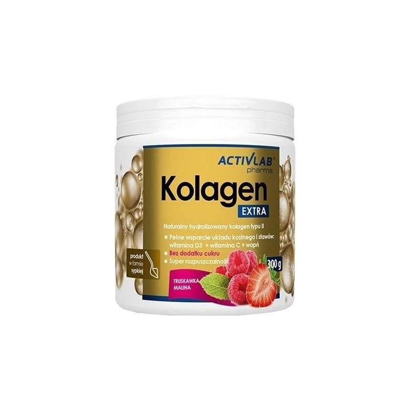 Колаген Activlab Kolagen Extra 300 g (Strawberry-Raspberry)