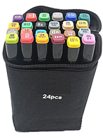 Маркери 24P (24 кольорів) (маркери для малювання, матеріали для малювання, набір маркерів) OG