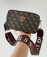 Женская сумочка клатч Guess Snapshot Brown