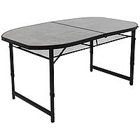 Стіл Bo-Camp Northgate Oval 150x80 cm Black/Grey (1404188) DAS302569
