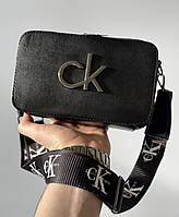 Женская сумка клатч Calvin Klein Snapshot Total Black