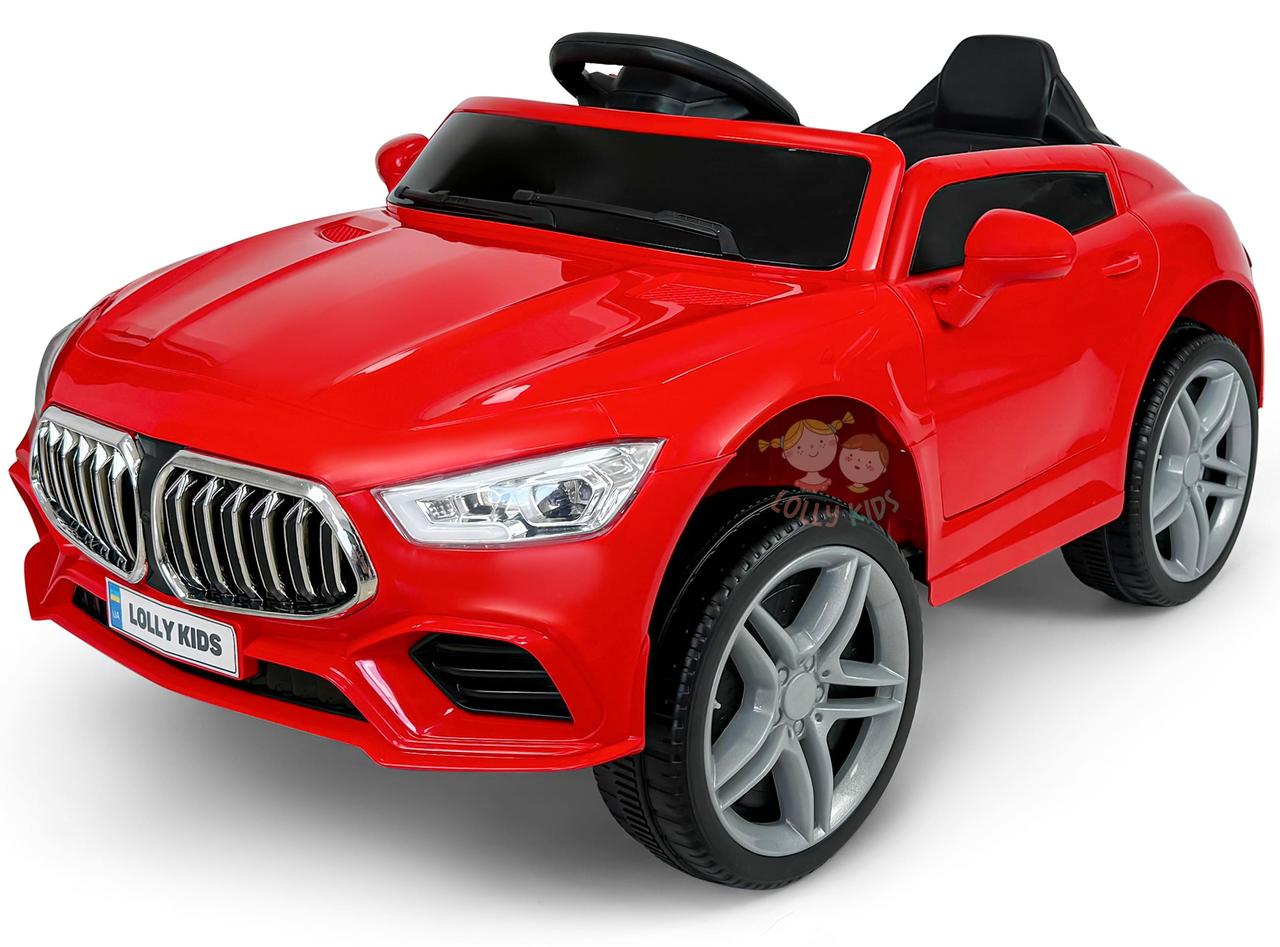 Електромобіль дитячий Lolly Kids LKT-7287 з пультом керування червоний (9743)