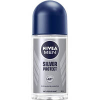 Антиперспирант Nivea Men Серебряная защита шариковый 50 мл (42269083/4006000032726/4006000032733) n