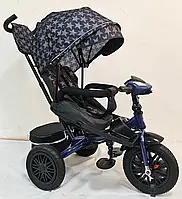 Велосипед Коляска трехколесный BestTrike "Perfetto" 8066 / 208-23 фара музыка с USB, поворотное сидение