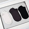 Набір шкарпеток жіночих 6 пар базових кольорів коротких зі зручною резинкою бавовна преміум сегмент розмір 35-38, фото 3