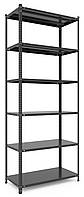 Стелаж Атлант на 5 полиць метал фарбований антрацит 2000х900х400 мм (Меткас-ТМ)