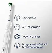 Електрична зубна щітка Braun Oral-B D16 PRO 750 White Design Edition, фото 4