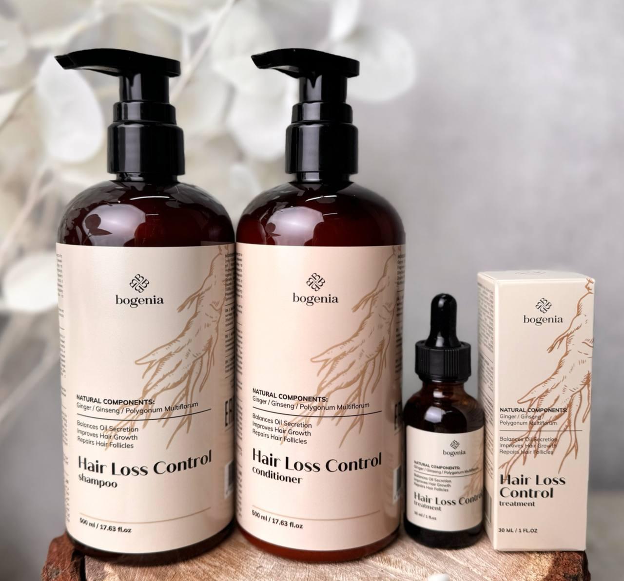 Набір 3 в 1 проти випадіння волосся Bogenia Hair Loss Control, фото 1