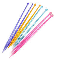 Спиці SULTAN 35 см прямі пластикові.