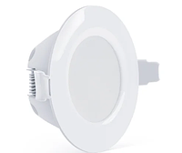 Светодиодный светильник врезной круг MAXUS 4W 4100К, нейтральный свет, белый