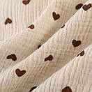 Піжама жіноча, муслінова піжама, комплект для сну із шортами, розмір м, фото 5