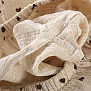 Піжама жіноча, муслінова піжама, комплект для сну із шортами, розмір м, фото 7