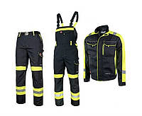 Комплект захисний робітник, спецодяг: куртка напівкомбінезон та штани, робоча уніформа, роба
