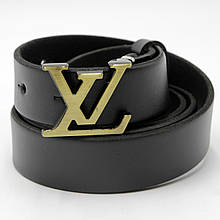 Жіночий чорний ремінь 3см з натуральної шкіри цвях топ