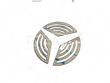Накладки вставки в логотип Mercedes Actros MP4