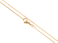 Цепочка Xuping Позолота 18K "Плетение Ювелирный шнур" длина 45см х 1мм