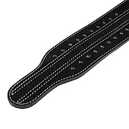 Пояс для пауерліфтингу Power System PS-3800  PowerLifting шкіряний Black XXL, фото 3