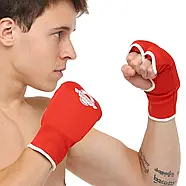 Рукавиці (накладки) для карате HARD TOUCH CO-8891 Червоний XS, фото 4