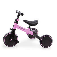 Детский беговел велосипед для детей с двух лет со съемными педалями Kidwell 3в1 PICO Pink