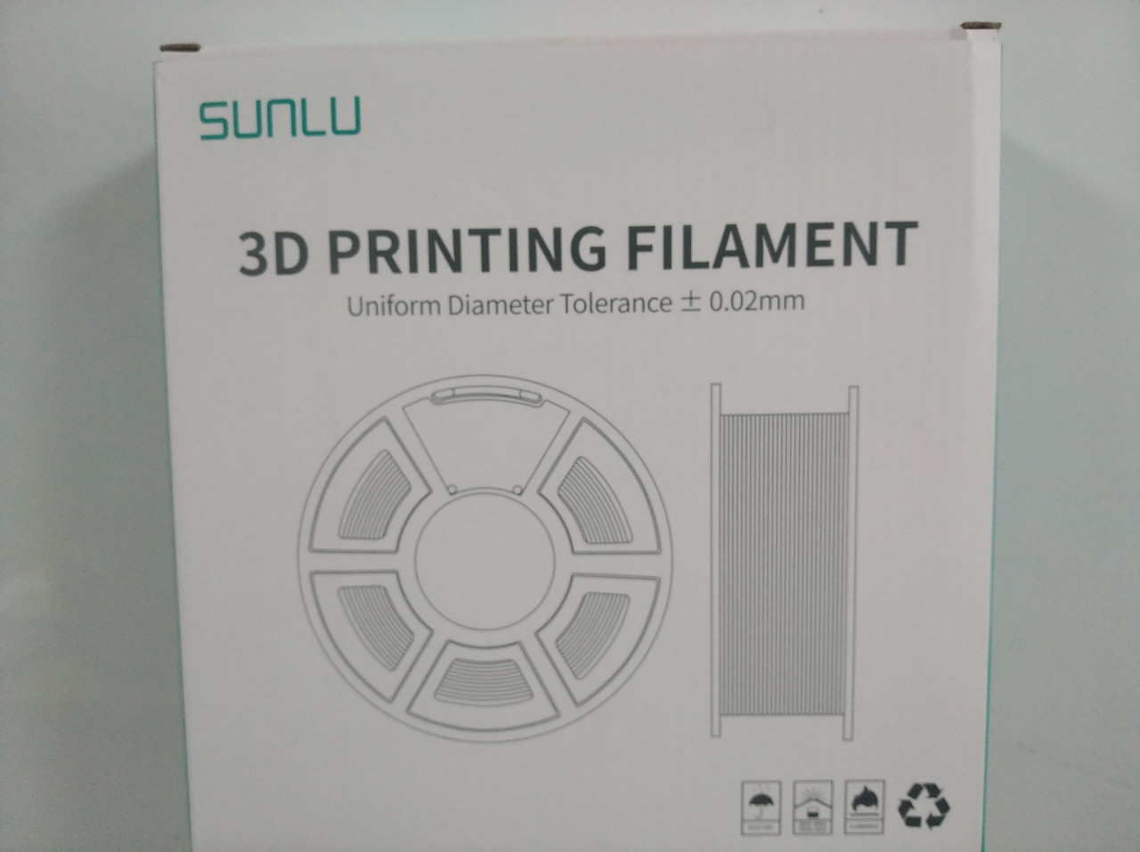 TPU пластик/филамент для 3D принтера SUNLU, Filament Белый 1.75мм - фото 8 - id-p2141903860