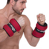 Обтяжувачі-манжети для рук та ніг 2x2.5кг MARATON FI-3123-5, фото 8